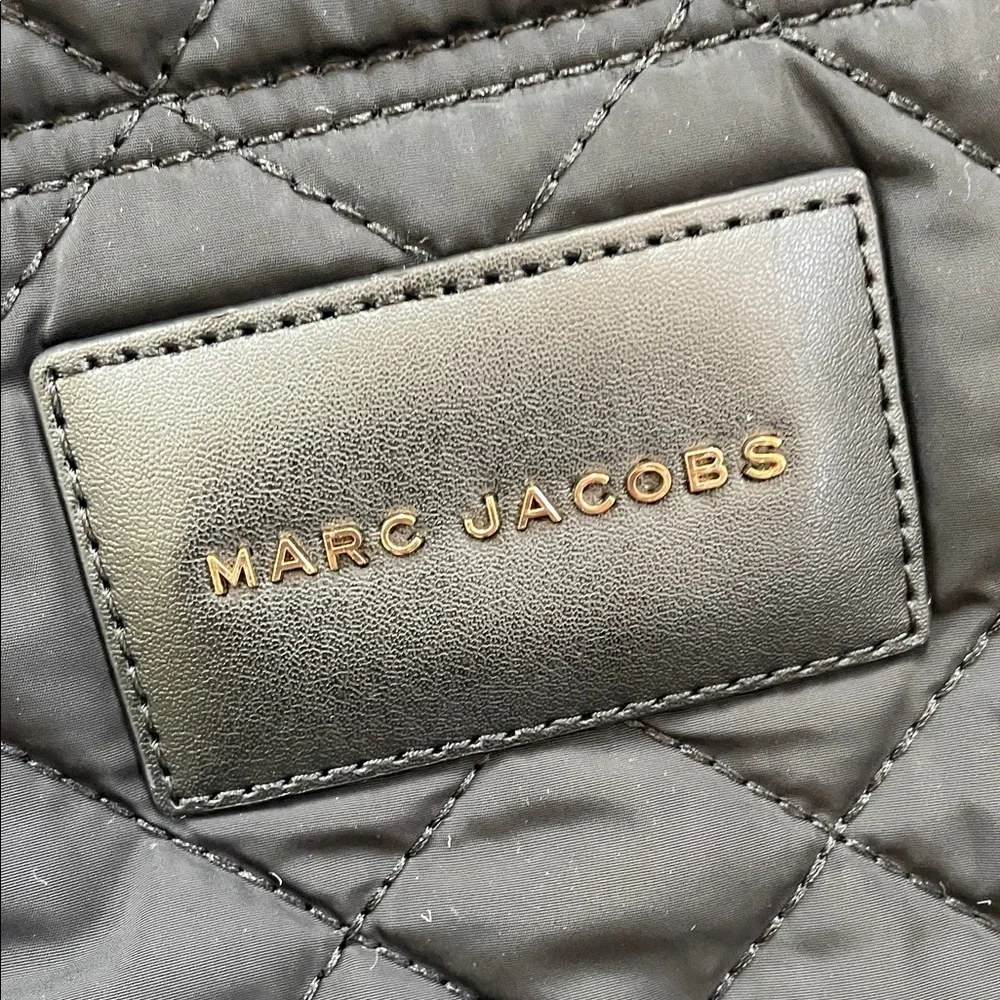 Black Quilted Weekender Bag